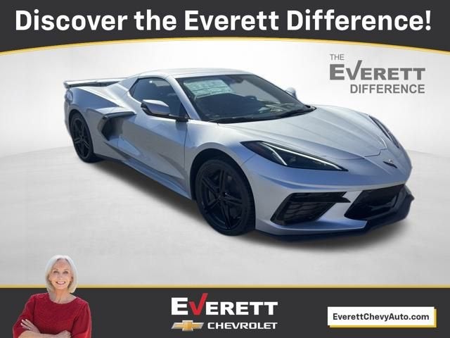 2026 Chevrolet Corvette Stingray 2LT in Blade Silver Metallic — front three-quarter view