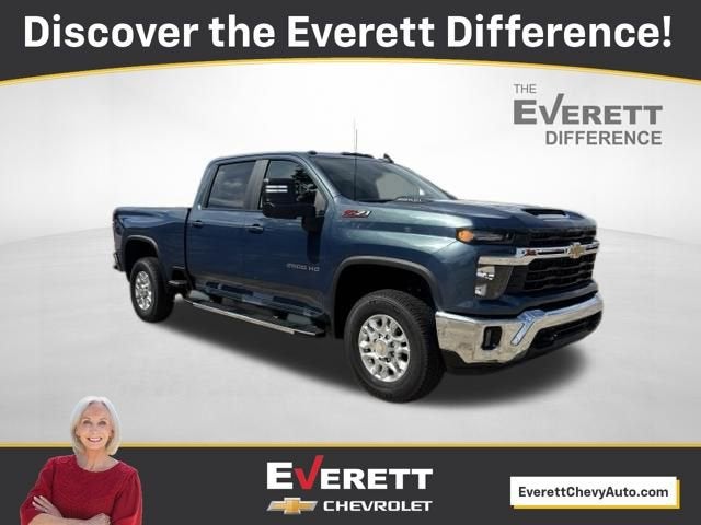 2026 Chevrolet Silverado 2500 HD LT in Lakeshore Blue Metallic — front three-quarter view