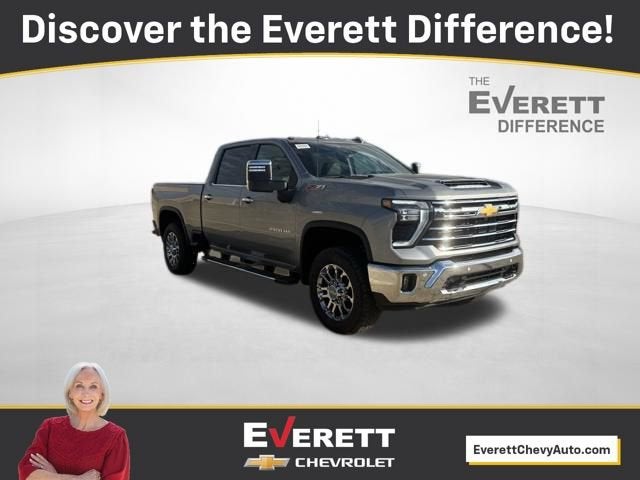 2026 Chevrolet Silverado 2500 HD LTZ in Sterling Gray Metallic — front three-quarter view