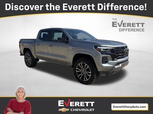 2026 Chevrolet Colorado Z71 in Sterling Gray Metallic — front three-quarter view