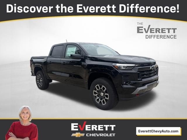 2026 Chevrolet Colorado Z71 in Black — front three-quarter view