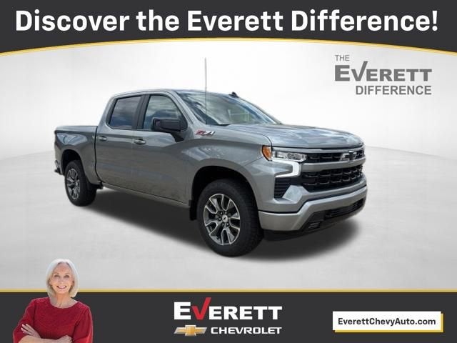 2026 Chevrolet Silverado 1500 RST in Sterling Gray Metallic — front three-quarter view