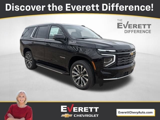 2026 Chevrolet Tahoe High Country in Black — front three-quarter view