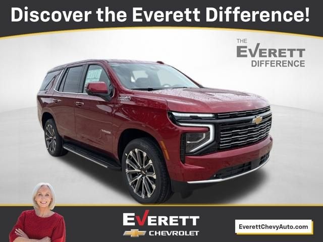 2026 Chevrolet Tahoe High Country in Radiant Red Tintcoat — front three-quarter view