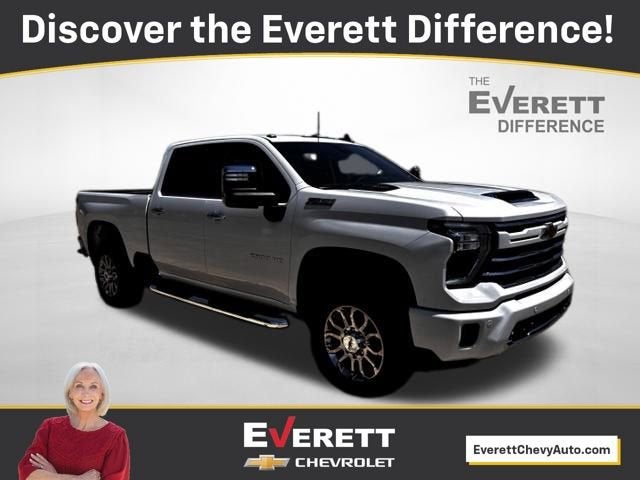 2026 Chevrolet Silverado 2500 HD LT in Summit White — front three-quarter view