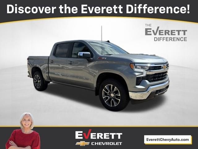 2026 Chevrolet Silverado 1500 LT in Sterling Gray Metallic — front three-quarter view