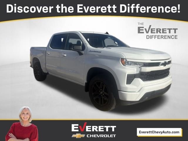 2026 Chevrolet Silverado 1500 RST in Summit White — front three-quarter view