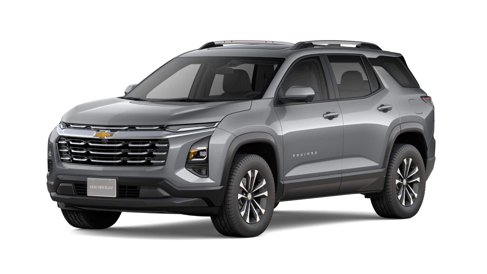 2027 Chevrolet Equinox FWD LT in Sterling Gray Metallic — front three-quarter view