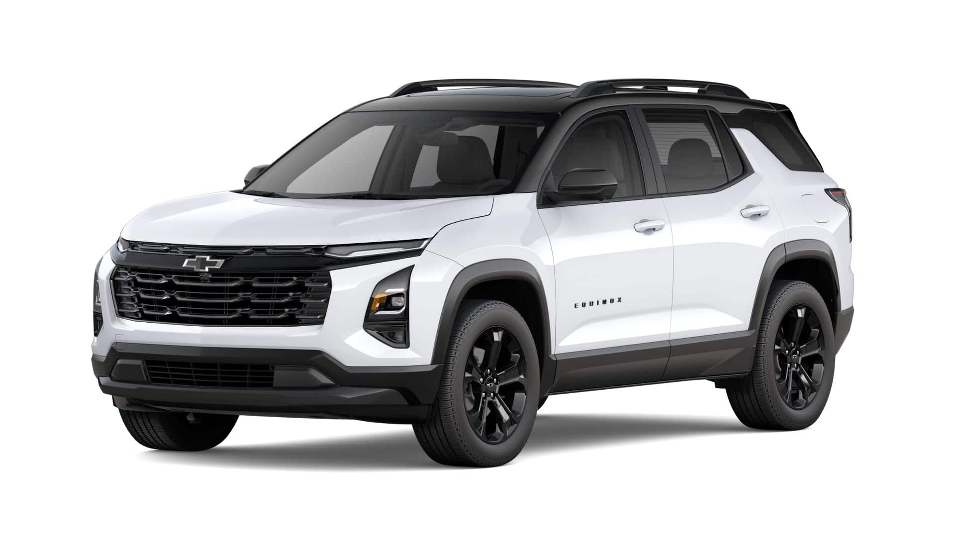 2027 Chevrolet Equinox FWD LT in Summit White — front three-quarter view