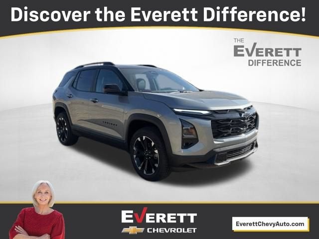 2027 Chevrolet Equinox FWD RS in Sterling Gray Metallic — front three-quarter view