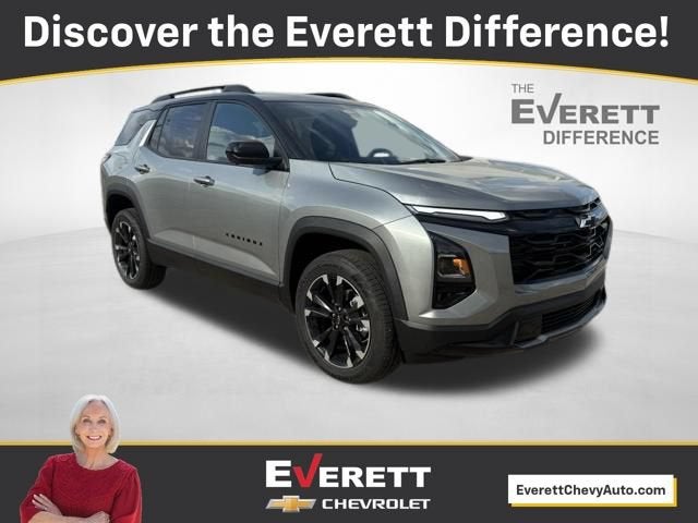 2026 Chevrolet Equinox RS in Sterling Gray Metallic — front three-quarter view