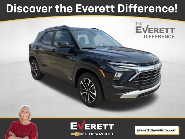 2026 Chevrolet Trailblazer LT in Mosaic Black Metallic — front three-quarter view