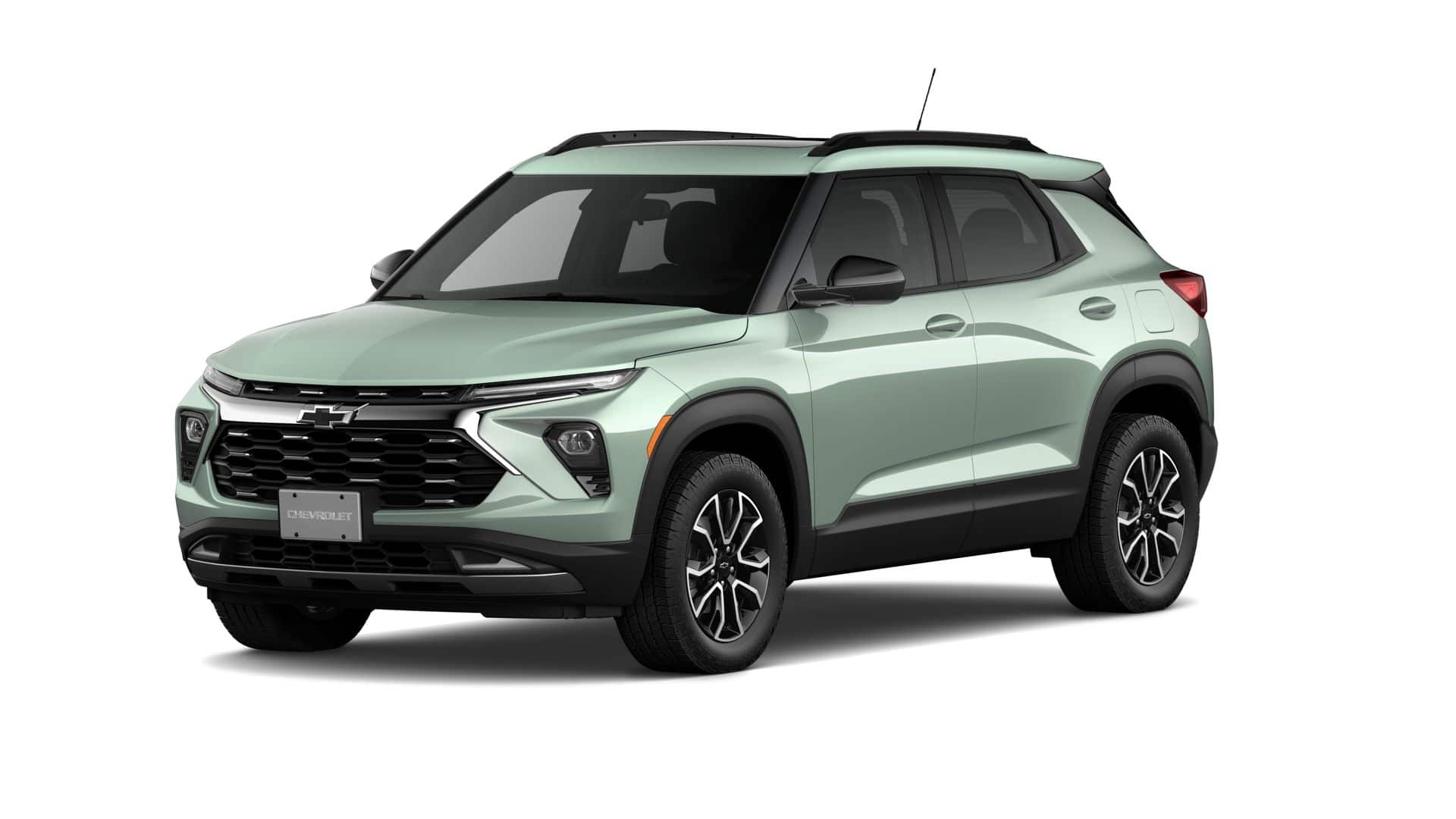 2026 Chevrolet Trailblazer ACTIV in Cacti Green — front three-quarter view